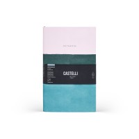 Castelli Notebook Stripes Mid Ruled Dusty Pink