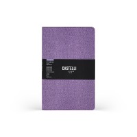 Castelli Notebook Harris Mid Ruled Royal Purple
