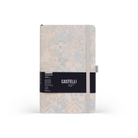 Castelli Notebook Shabby Mid Ruled Sky Blue Texture