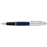 Cross Calais Chrome and Blue Lacquer Rollerball