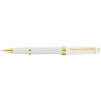 Cross Bailey Light Polished White Resin and Gold Tone Rollerball