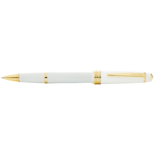 Cross Bailey Light Polished White Resin and Gold Tone Rollerball Cross Bailey Light Polished White Resin and Gold Tone Rollerball