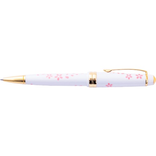 Cross Bailey Light Cherry Blossom Glossy White Resin Ballpoint with Gold Trim Cross Bailey Light Cherry Blossom Glossy White Resin Ballpoint with Gold Trim