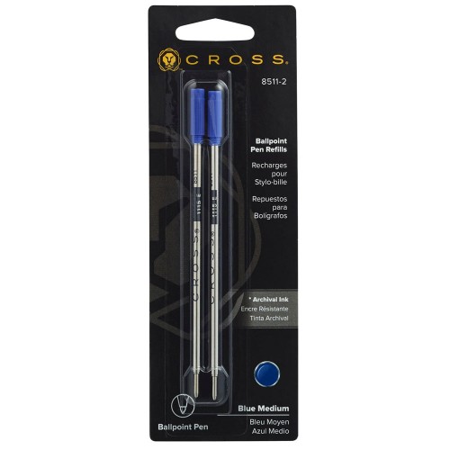 Cross Refill Ballpoint Blue Medium - Dual Pack Cross Refill Ballpoint Blue Medium - Dual Pack