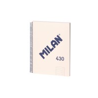 Milan Notebook Spiral Hardcover A4 80 Leaf 1918 Series Beige