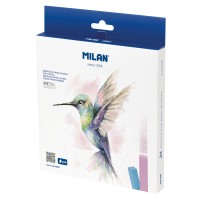 Milan Soft Pastels 24 Pack Metallic Colours