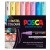 Uni Posca Marker 0.7mm Ultra-Fine Round Tip 8 Pack Pastel Colours PC-1M