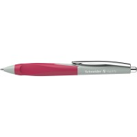 Schneider Ballpoint Pen Haptify Medium Blue Ink Sage Grey/Magenta
