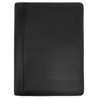 Debden Compendium Portfolio Executive A4 Zippered Leather Black