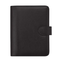 Debden Dayplanner Organiser Personal Snap Closure PU Black