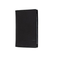 Debden Dayplanner Organiser Pocket Slim Leather Black
