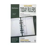 Debden Dayplanner Desk Today Ruler 2 Pack Refill