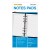 Debden Dayplanner Personal Note Pads Refill 2 Pack
