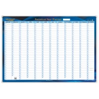 Writeraze Wallplanner Perpetual Year 700x1000mm Framed Writeraze Wallplanner Perpetual Year 700x1000mm Framed