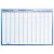 Writeraze Wallplanner Perpetual Year 500x700mm Framed