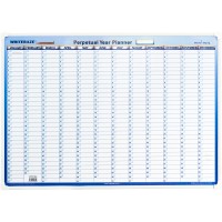 Writeraze Wallplanner Perpetual Year 500x700mm Framed