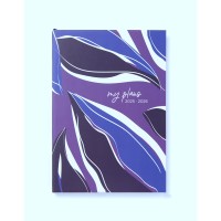 Letts Diary Mid Year A5 Week to View Botanics Plum 2025/26