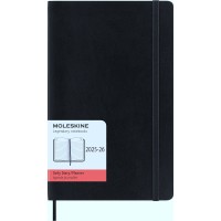 Moleskine Diary 18 Month Daily Hard Cover Large Black 2025/2026