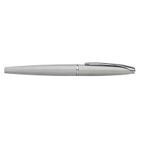 Cross ATX Etched Diamond Pattern Titanium Grey Fine Nib Fountain Pen