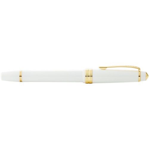 Cross Bailey Light Polished White Resin and Gold Tone Fine Nib Fountain Pen Cross Bailey Light Polished White Resin and Gold Tone Fine Nib Fountain Pen