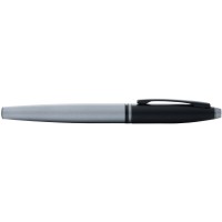 Cross Calais Matt Grey and Black Lacquer Medium Nib Fountain Pen