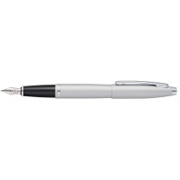 Cross Calais Satin Chrome Medium Nib Fountain Pen