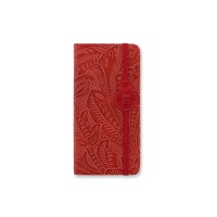 Letts of London Diary Baroque Slim Week to View Red 2026