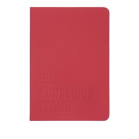 Letts of London Diary Conscious Evergreen A5 Week to View Berry 2026