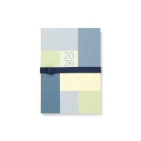 Letts of London Diary Gradient A6 Day to Page Appointments Blue 2026