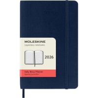Moleskine Diary 12 Month Daily SC Pocket Sapphire Blue 2026