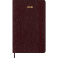 Moleskine Diary 12 Month Weekly + Notes HC Large Precious & Ethical Mamba Bordeaux 2026