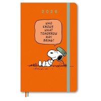 Moleskine Diary 12 Month Weekly + Notes HC Large Snoopy Tomorrow Orange 2026