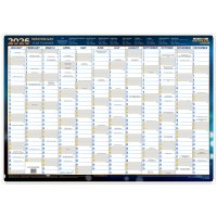 Writeraze Wallplanner Executive 500x700mm Framed 2026