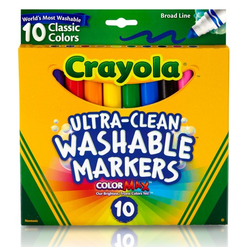 Crayola Markers Classic Broadline 10Pk Crayola Markers Classic Broadline 10Pk