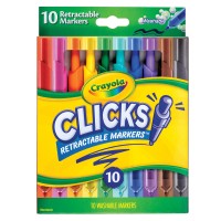 Crayola Clicks Retractable Markers 10Pk