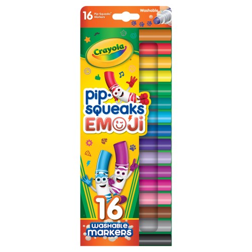 Crayola PipSqueak Emoji Markers 16Pk Crayola PipSqueak Emoji Markers 16Pk