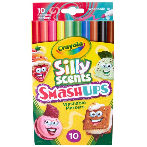 Crayola Smash Ups Slim Markers 10Pk Crayola Smash Ups Slim Markers 10Pk