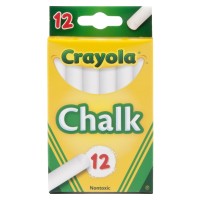 Crayola Chalk White 12Pk
