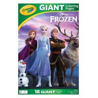 Crayola Giant Coloring Pages Foldalope Frozen 18 Pages