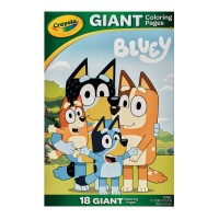 Crayola Giant Coloring Pages Foldalope Bluey 18 Pages