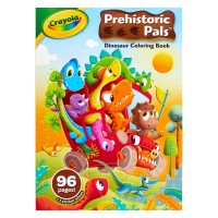 Crayola Prehistoric Pals Coloring Book With Stickers 96 Pages