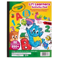 Crayola Li'l Learners Activity Pad 32 Pages