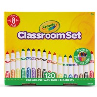 Crayola Broadline Markers Classroom Set 120 Pieces