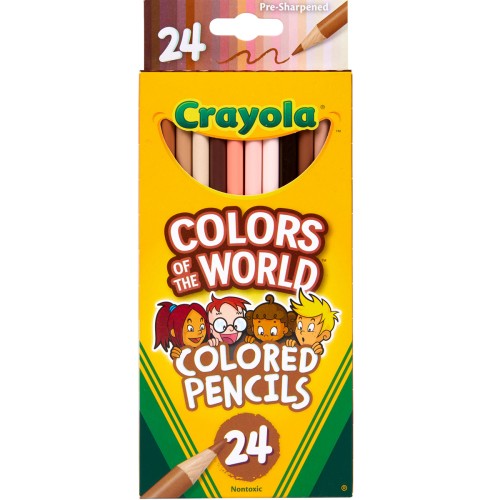 Crayola Colors of the World Colored Pencils 24 Pieces Crayola Colors of the World Colored Pencils 24 Pieces