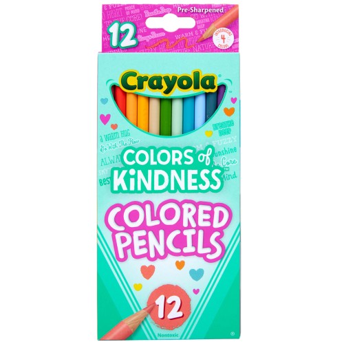 Crayola Colors of Kindness Colored Pencils 12Pk Crayola Colors of Kindness Colored Pencils 12Pk