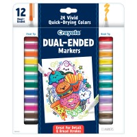 Crayola Dual-ended Markers 12Pk