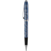 Cross Townsend Zodiac YOT Snake 2025 Blue Lacquer with Chrome Appts Rollerball Pen