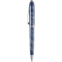 Cross Townsend Zodiac YOT Snake 2025 Blue Lacquer with Chrome Appts Ballpoint Pen