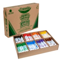 Crayola Classic Washable Marker Classpack 200 Pieces White Box