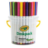 Crayola Supertips Washable Marker Desk Pack 40 Pieces Tub